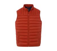 Steppweste THOMAS GOODWIN "Weste", Herren, Gr. S, rot, 100% Polyamid, unifarben, regular fit, Westen Steppweste, mit Reißverschlusstaschen (47231564-S) rot