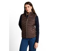 Steppweste TOM TAILOR, Damen, Gr. 3XL, java schwarz braun, Steppware, Obermaterial: 100% Polyester. Futter: 100% Polyester, unifarben, normal hüftbedeckend, Rundhals, Westen Steppweste, mit Stehkragen