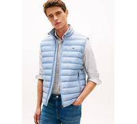 Steppweste TOMMY HILFIGER "PACKABLE RECYCLED VEST", Herren, Gr. L, blau (brisk blau), Web, Obermaterial: 100% Nylon. Futter: 100% Polyamid. Füllung: 100% Polyester, normal hüftlang, Westen Steppweste,