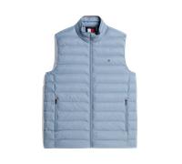 Steppweste TOMMY HILFIGER "PACKABLE RECYCLED VEST", Herren, Gr. XXL, brisk blau, Web, Obermaterial: 100% Polyamid, normal hüftlang, Westen Steppweste, mit Logostickerei (77962855-XXL)