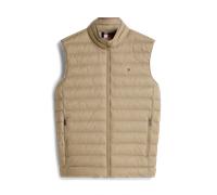 Steppweste TOMMY HILFIGER "PACKABLE RECYCLED VEST", Herren, Gr. XXL, coastal taupe, Web, Obermaterial: 100% Polyamid, normal hüftlang, Westen Steppweste, mit Logostickerei (38055961-XXL) coastal taupe