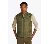 Steppweste TOMMY HILFIGER "SQUARE QUILTED VEST", Herren, Gr. XL, grün (army grün), Web, Obermaterial: 100% Polyester, unifarben, regular fit normal, Rundhals, Westen Steppweste, Mit Rundhalsausschnitt
