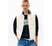 Steppweste TOMMY JEANS "TJM QUILTED VEST EXT", Herren, Gr. M, beige (desert sand dune), Web, Obermaterial: 100% Polyamid. Futter: 100% Polyester, unifarben, regular fit normal, Rundhals, Westen Steppw