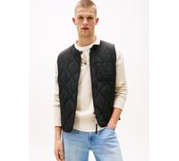 Steppweste TOMMY JEANS "TJM QUILTED VEST EXT", Herren, Gr. M, schwarz, Web, Obermaterial: 100% Polyamid. Futter: 100% Polyester, casual, regular fit normal, Rundhals, Westen, Mit Rundhalsausschnitt (4