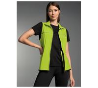 Steppweste TRIGEMA "TRIGEMA Atmungsaktive Sport-Weste", Damen, Gr. M, gelb (lemon), 92% Polyester, 8% Elasthan, Westen Steppweste (37087163-M) lemon