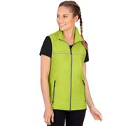 Steppweste TRIGEMA "TRIGEMA Atmungsaktive Sport-Weste", Damen, Gr. XL, gelb (lemon), 92% Polyester, 8% Elasthan, Westen Steppweste (37087163-XL) lemon
