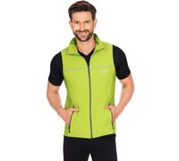 Steppweste TRIGEMA "TRIGEMA Atmungsaktive Sport-Weste", Herren, Gr. 3XL, gelb (lemon), 92% Polyester, 8% Elasthan, Westen Steppweste (94872646-XXXL) lemon