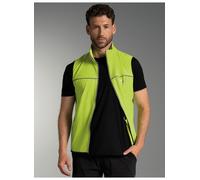 Steppweste TRIGEMA "TRIGEMA Atmungsaktive Sport-Weste", Herren, Gr. M, gelb (lemon), 92% Polyester, 8% Elastan, lang, Westen Steppweste (94872646-M) lemon