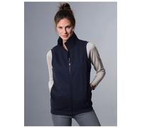 Steppweste TRIGEMA "TRIGEMA Weste aus bequemem Sweat-Material", Damen, Gr. XXL, blau (navy), 70% Baumwolle, 30% Polyester, Westen Steppweste (84479057-XXL)
