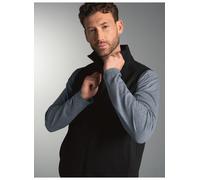 Steppweste TRIGEMA "TRIGEMA Weste aus bequemem Sweat-Material", Herren, Gr. L, schwarz, 70% Baumwolle, 30% Polyester, Westen Steppweste (96147846-L) schwarz