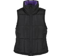 Urban Classics Ladies Reversible Cropped Puffer Vest in Gr. S in Schwarz