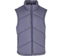 Steppweste URBAN CLASSICS "Urban Classics Herren Arrow Puffer Vest", Herren, Gr. L, schwarzshadow, 100% Polyester, Westen Steppweste (38383431-L) schwarzshadow