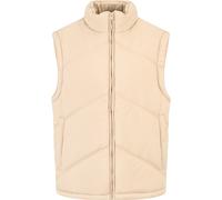 Steppweste URBAN CLASSICS "Urban Classics Herren Arrow Puffer Vest", Herren, Gr. S, wetsand, 100% Polyester, Westen Steppweste (64548420-S) wetsand