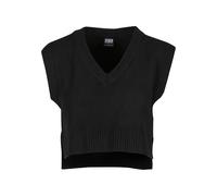Steppweste URBAN CLASSICS "Urban Classics Ladies Soft Knit Pullunder", Damen, Gr. XS, schwarz, 76% Polyester, 10% Polyacryl, 8% Polyamid, 6% Elasthan, Westen Steppweste (18692639-XS) schwarz