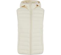 Steppweste URBAN CLASSICS "Urban Classics Ladies Ultra Light Puffer Vest", Damen, Gr. S, sandweiß, 100% Polyester, Westen Steppweste (71110764-S) sandweiß