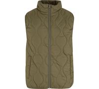 Steppweste URBAN CLASSICS "Urban Classics Mens Super Light Bubble Vest", Herren, Gr. S, olive, 100% Polyester, Westen Steppweste (18609543-S) olive