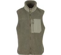Steppweste URBAN CLASSICS "Urban Classics Sherpa Vest", Herren, Gr. L, palegrün, 100% Polyester, Westen Steppweste (87415608-L) palegrün