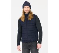 Steppweste WHISTLER "Edge", Herren, Gr. L, blau, 100% Polyester, normal, hoch geschlossener Ausschnitt, Westen Steppweste, mit angenehm leichter und wärmender Wattierung (78448001-L) blau