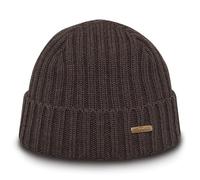 Sterkowski Norfolk Strickmütze | 100% Merinowolle Wintermütze für Herren und Damen | Beanie Merino Fisherman Fahrrad Sport Warm Skimütze Arbeitsmütze Wollmütze Hiking Universelle Größe Braun