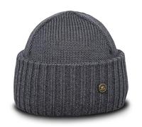 Sterkowski Orso Strickmütze | 100% Merinowolle Beanie für Herren und Damen | Wintermütze Merino Fisherman Fahrrad Sport Warm Skimütze Arbeitsmütze Wollmütze Hiking Universelle Größe Grau