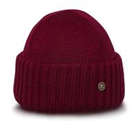 Sterkowski Orso Strickmütze | 100% Merinowolle Beanie für Herren und Damen | Wintermütze Merino Fisherman Fahrrad Sport Warm Skimütze Arbeitsmütze Wollmütze Hiking Universelle Größe Rot