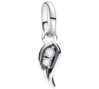 Sterling Silber S925 Funkelnder Engelsflügel Charms & Beads für Damen,Family,Blume Glühwürmchen Schildkröte Moments Charm Anhänger für Armbänder,Sicherheitskette,Geschenk für Frauen Geburtstag