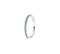 Sterling Silberring mit Aquarius Blue Crystal