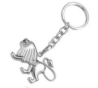 STERLL Herren Schlüsselanhänger Löwe 925 Silber Sternzeichen Design Geschenk