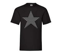Stern aus Sternen Männer T-Shirt Schwarz M