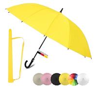 Sternenfunke Regenschirm gelb XXL 120 cm, sturmfest, Automatik, groß