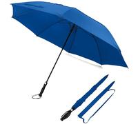 Sternenfunke XXL Regenschirm für 2 Personen Ø150 cm - Großer Golf Schirm in Königsblau, Sturmfest mit Stabilem Griff - Royal Blue