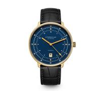 STERNGLAS - HAMBURG AUTOMATIK - EDITION MARINE - blau - gold - heritage schwarz / 42MM