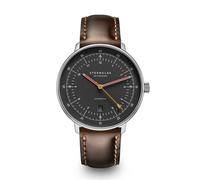 STERNGLAS - HAMBURG AUTOMATIK - neugraphit - silber - Bridle dunkelbraun / 42MM