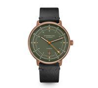 STERNGLAS - HAMBURG PRO - AUTOMATIK - dunkelgrün bronze / Vintage 20 nero / 42MM