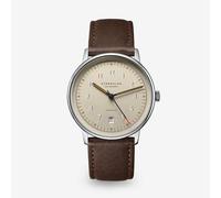 STERNGLAS - LUMATIK - silver - modena dunkelbraun / 38 MM