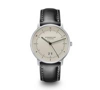 STERNGLAS - NAOS - ALABASTER - silber - brindle schwarz / 38MM