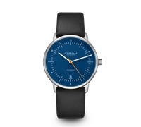 STERNGLAS - NAOS AUTOMATIK - blau - orange - Rindleder schwarz / 38MM
