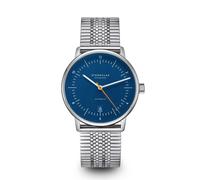STERNGLAS - NAOS AUTOMATIK - blau - orange - SuperSlim silber / 38MM