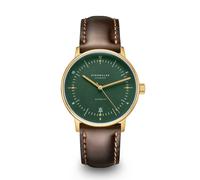 Naos Automatik dunkelgrün gold - Leder - Bridle dunkelbraun