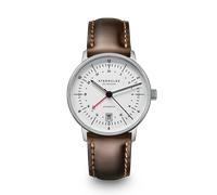 STERNGLAS - NAOS AUTOMATIK - Pro GMT - bridle 20 dunkelbraun / 38MM