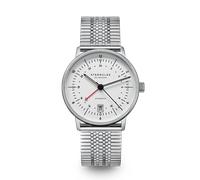 STERNGLAS - NAOS AUTOMATIK - Pro GMT - mesh 20 silber / 38MM