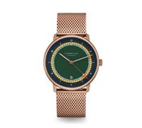 STERNGLAS - NAOS - EDITION ARGO - Bronze- dunkelgrün gelb - Milanaise bronze/ 38 MM