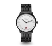 STERNGLAS - NAOS - EDITION BAUHAUS III - SuperSlim Metallarmband - black - white/ 38 MM