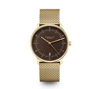 STERNGLAS - NAOS - EDITION HERITAGE - espresso - Milanaise 20 gold / 38 MM