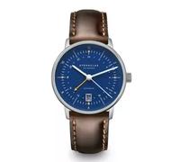 Sternglas Naos Pro GMT Automatik blau Bridle dunkelbraun (S02-NG06-BR03)