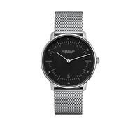 STERNGLAS - NAOS - schwarz - silber - milanaise silber / 38MM