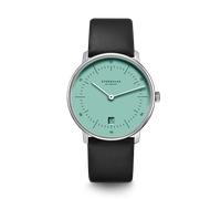 STERNGLAS - NAOS - türkis - silber - schwarz / 38MM