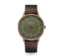 STERNGLAS - NAOS XL - EDITION 1905 - dunkelgrün bronze - vintage 20 mokka / 42 MM