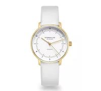 Sternglas Naos XS gold Automatik Leder weiß (S02-ND02-KL13)