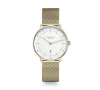 STERNGLAS - NAOS XS - weiß - gold - milanaise - gold / 33MM